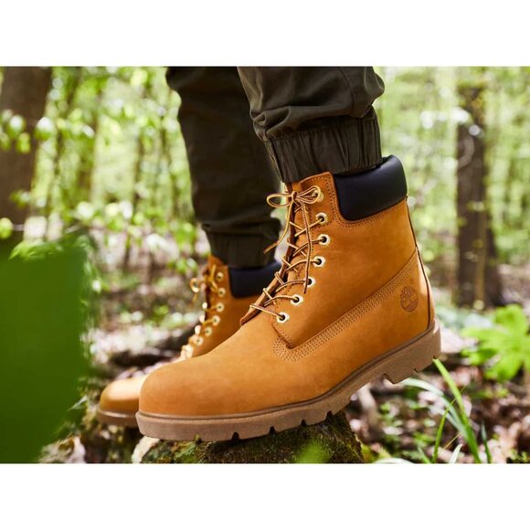 Timberland Classic 6 Inch Waterproof Boot Wheat Nubuck size 8.5 Men\'s NWT main image 9